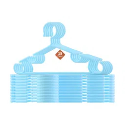 Aura Set Of 15 Blue Multipurpose Baby Wardrobe Hangers-35