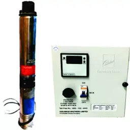 Kirloskar 1.5 HP Single Phase 80 mm Oil Cooled Borewell Submersible Pump Set - KP3S-0632 WITH CP-image-44