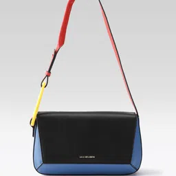 Van Heusen Colourblocked Baguette Bag-image-55