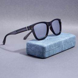 SUNGLASSIC Unisex Rectangle Sunglasses with Polarised & UV Protected Lens TR90-14