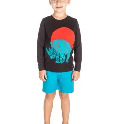 Cherry Crumble By Nitt Hyman Kids Brown Printed T-Shirt-image-60