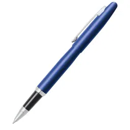 Sheaffer 9401 VFM Rollerball Pen - Neon Blue with Chrome Plated Trim-15