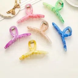 Krelin Women Set of 6 Long Claw Clip-8