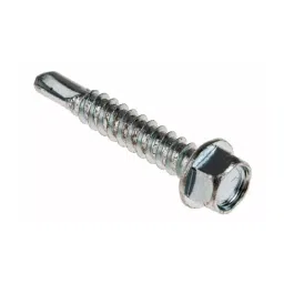 RS PRO Bright Zinc Steel M5.5 X 32 mm Hex Washer Head SS Tapping Screws, 5465890 (Pack of 100 pcs)-image-56