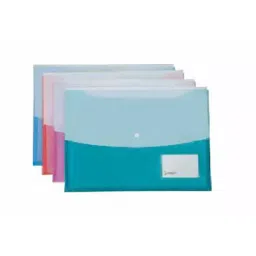 Infinity FC Size Double Pocket Bag Blue, INF-DP932F (Pack of 10 Pcs)-16