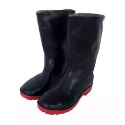 Fortune 2020 Double Density without Steel Toe Black Fabric Lining High Ankle PVC Gumboot Size 10-image-20