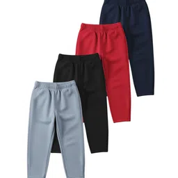 HELLCAT Boys Pack Of 4 Mid-Rise Track Pants-image-77