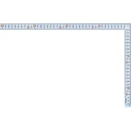 Shinwa Rules Flat Pita Front & Back Same Stitch 9 Steps Curved Scale, 29207624-23