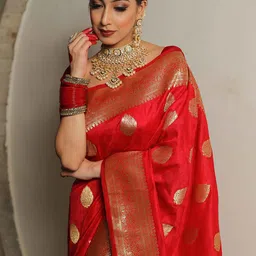 Shriyangan Woven Design Zari Pure Silk Kanjeevaram Saree-picture-48