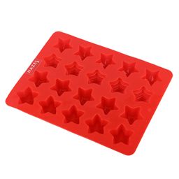 Hazel Silicone 3D Star Shape Chocolate Mould - Red-25