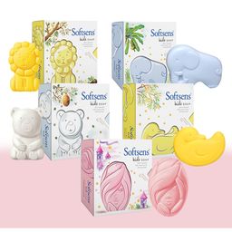 Softsens Assorted Pack of 5 Kids Soaps(75g) - Pack of 5-image-33