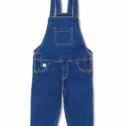 JusCubs Denim Sleeveless Mild Washed Dungaree - Blue-image-31