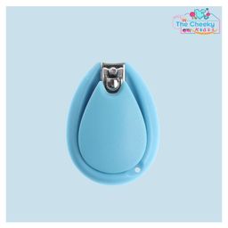 The Cheeky Kidzz Baby Essential Grooming Safety Nail Cutter Oval Clipper Pedicure Manicure Care For Babies BPA Free (BLUE)-image-5