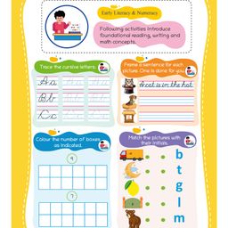 oswaal books Oswaal BooksLil Legends Brain, Maths & English Activity Book Set (3 Books) | 750+ Fun Exercises for Kids (Age 5+) | Tracing, Logical Thinking & Language Skills image 3