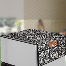 The Furnishing Tree Black Printed Refrigerator Cover-picture-46