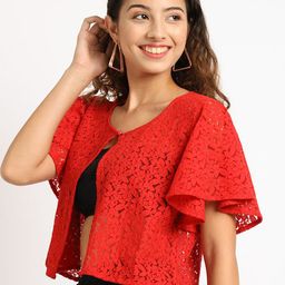 Moonaa Fashion Open Front Shrug image 3
