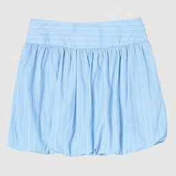 max Girls Striped Balloon Above Knee Skirts-image-86