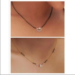 Anouk Pack of 2 Brass Mangalsutra-17