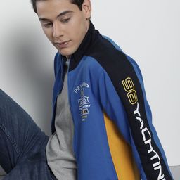 The Indian Garage Co Men Colourblocked Sweatshirt-picture-10