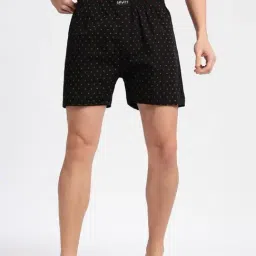 showoffff Showoff Black Cotton Slim Fit Printed Boxers-picture-23