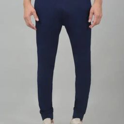 Cantabil Blue Regular Fit Joggers-picture-41