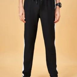 Ajile by Pantaloons Jet Black Slim Fit Trackpants-picture-37
