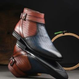 Hitz Men's Blue Casual Boots-picture-17