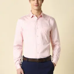 Allen Solly Pink Cotton Slim Fit Shirt-picture-11