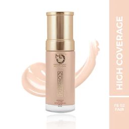 Matt Look High Coverage Waterproof Oil Free Matte Foundation SPF 25 FS 02 Fair - 45 gm-image-16