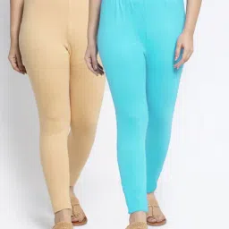 Gracit Multicolor Regular Fit Leggings-picture-37