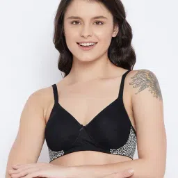 Clovia Black Non Wired Padded T-Shirt Bra-picture-30
