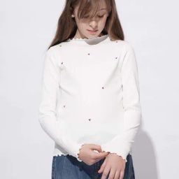 Vero Moda Girls White Embroidery Full Sleeves Top-image-50