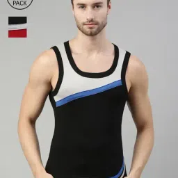 Dixcy Scott Originals Multi Cotton Regular Fit Vest - Pack Of 2-image-48