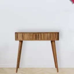 Artisan Furniture Mokka Brown Wood Console Table-image-47