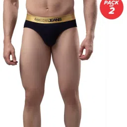 UnderJeans by Spykar Navy Briefs - Pack of 2-picture-16