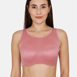 Zivame Pink Under-wired Padded Full Coverage Bra-picture-22