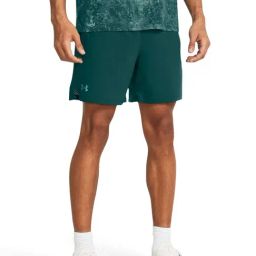 Under Armour Blue Slim Fit Sports Shorts-picture-41