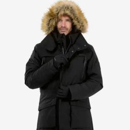Quechua by Decathlon Black Slim Fit Quilted Sports Jackets-image-44