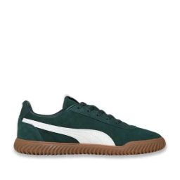 Puma Unisex Club Kayzer Suede Low Green Terrain & White Sneakers-image-85