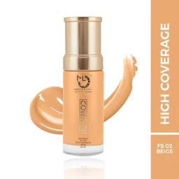Matt Look High Coverage Waterproof Oil Free Matte Foundation SPF 25 FS 02 Beige - 45 gm-24