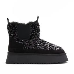 Call It Spring Women's Letstayin Black Chelsea Boots-14