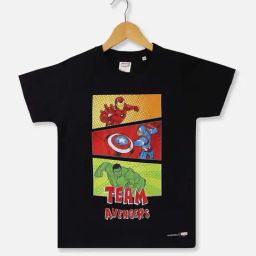 Allen Solly Kids Black Graphic T-Shirt-image-71