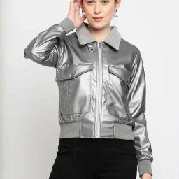 Being Human Silver Regular Fit Jacket-21