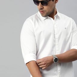 WROGN Men White Slim Fit Casual Shirt-image-28