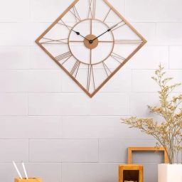 CHRONIKLE Copper Rose Gold Iron Wall Clock-picture-48