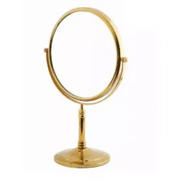 Dolphy Stainless Steel Gold 5X Magnification Tabletop Shaving/Makeup Mirror, DMMR0019-image-14
