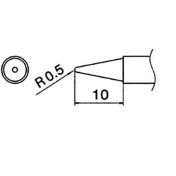 HAKKO Standard type Tip (T12 Lead-Free Solder) 7328842 - Made In Japan-image-75