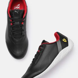 PUMA Motorsport Unisex Black Solid Ferrari RDG Cat Regular Sneakers-image-56