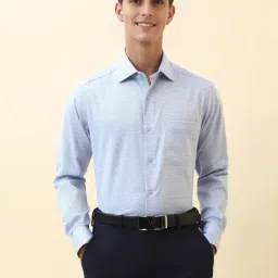 Allen Solly Blue Regular Fit Printed Shirt-picture-6