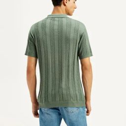 Levi's Men's Cable-Knit Slim Fit Polo T-shirt-picture-47